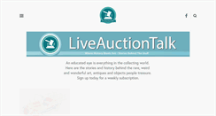 Desktop Screenshot of liveauctiontalk.com